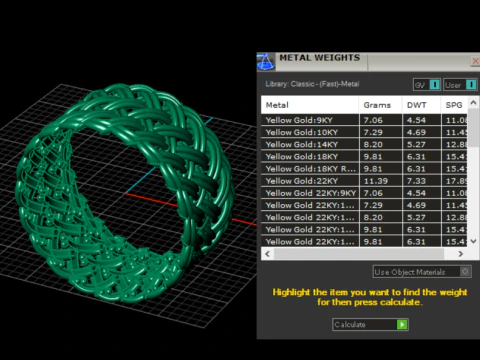 3D GOLD RING 3D Printable Model 3D Print Model