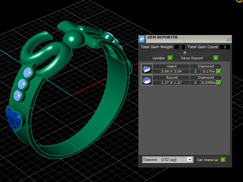 DESIGN S F ANELLO 3D MODELLO STAMPABILE 3D Modello di stampa 3D