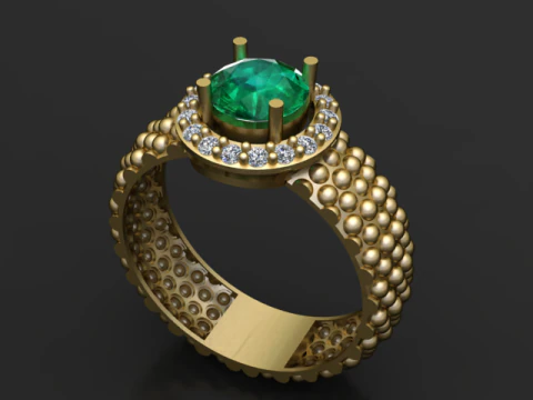 3D ЗОЛОТОЕ КОЛЬЦО 3D МОДЕЛЬ ДЛЯ ПЕЧАТИ 3D Принт Модель