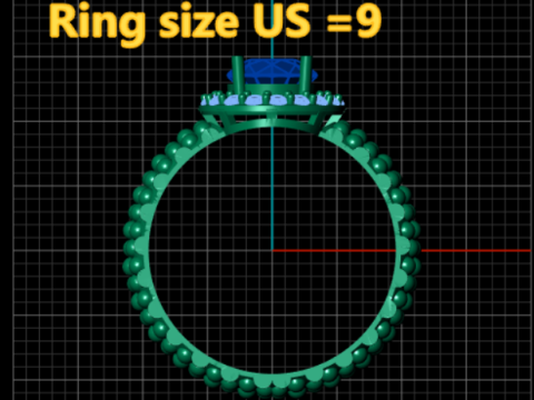 ANELLO IN ORO 3D MODELLO STAMPABILE 3D Modello di stampa 3D