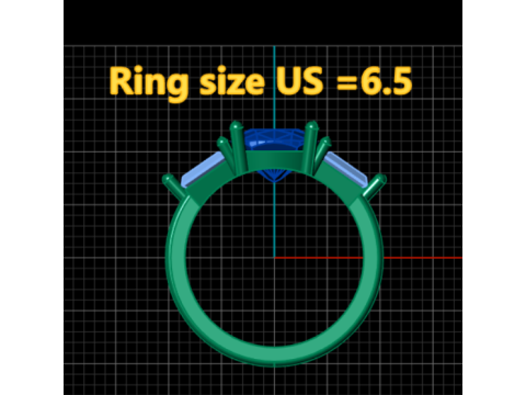 3D-Goldring 3D-Druck-MODELL 3D Druckmodell