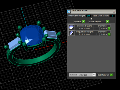 3D-Goldring 3D-Druck-MODELL 3D Druckmodell