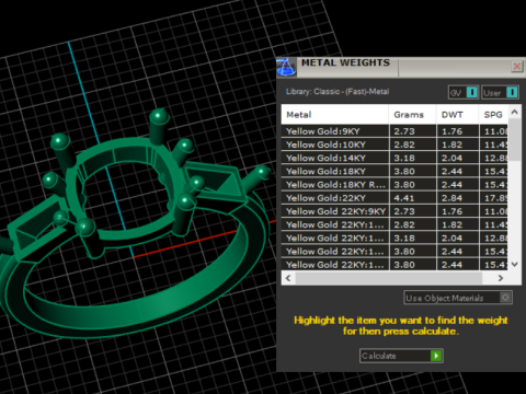 3D-Goldring 3D-Druck-MODELL 3D Druckmodell