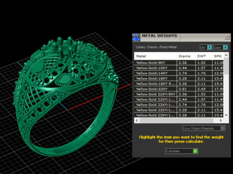 3D ЗОЛОТОЕ КОЛЬЦО 3D Модель для печати 3D Принт Модель