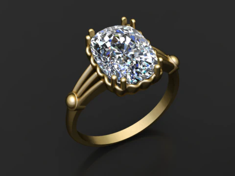 3D RING 3D PRINTABLE MODEL 3D Print Model