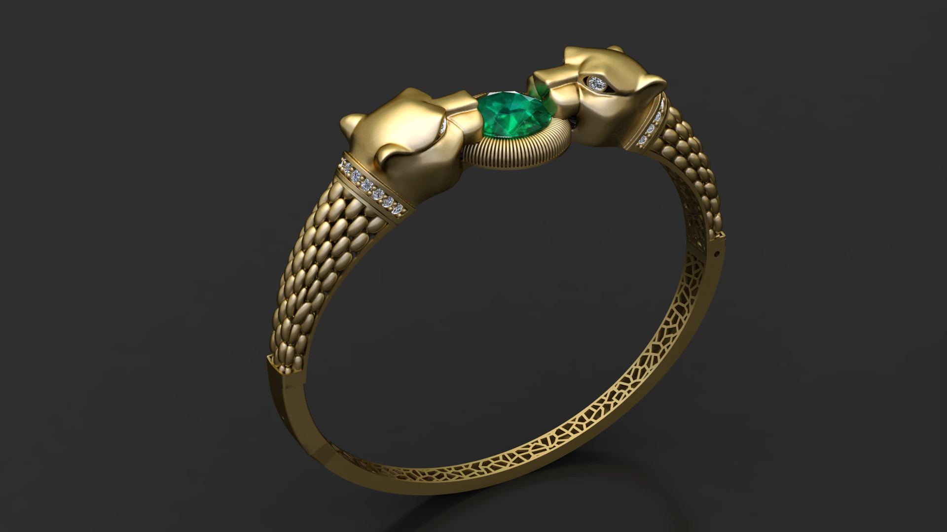 3D Gold Ring 3D Printable Model 3D Print Model .c4d .max .obj .3ds .fbx .stl .blend 