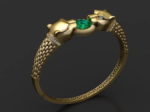 3D Altın Yüzük 3D Yazdırılabilir Model 3D Baskı Modeli