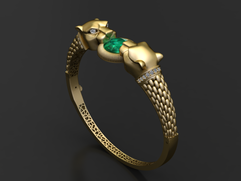 Modello stampabile 3D dell'anello in oro 3D Modello di stampa 3D