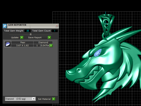 WOLF FACES PENDANT 3D PRINTABLE MODEL 3D Print Model