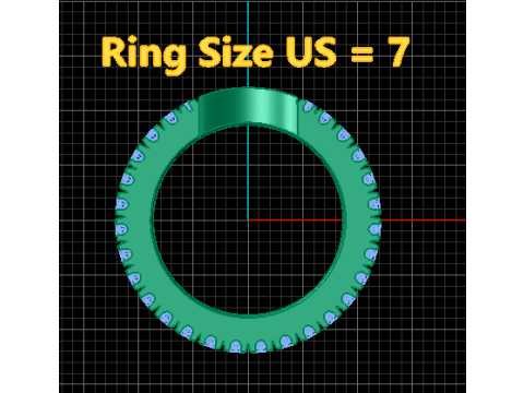 Elegante alianza de eternidad con diamantes en oro Modelo de impresión 3D