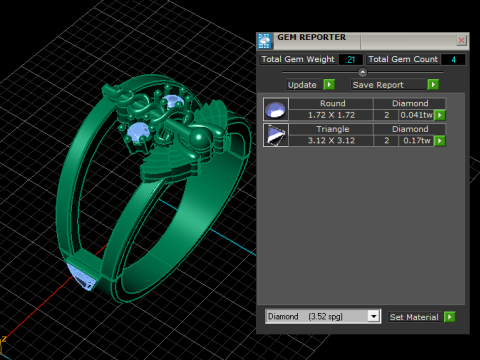 Медичний символ золотого кільця 3D Принт Модель