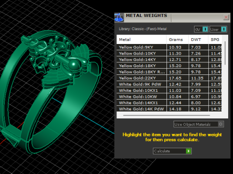 Медичний символ золотого кільця 3D Принт Модель