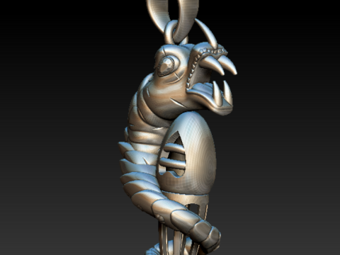 Egyptian-Style Pharaoh Pendant 3D Print Model