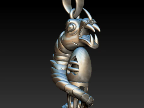 Wisiorek faraona w stylu egipskim Model do druku 3D