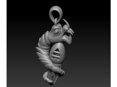 Egyptian-Style Pharaoh Pendant 3D Print Model