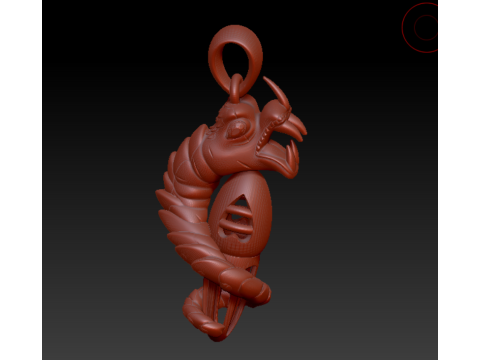 Кулон фараона в египетском стиле 3D Принт Модель