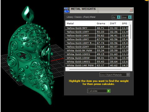 고딕 전염병 의사 마스크 펜던트 3D 프린트 모델