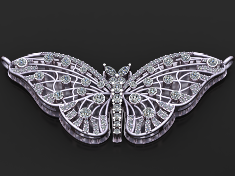 KELEBEK SARKIT 3D YAZDIRILABİLİR MODEL 3D Baskı Modeli