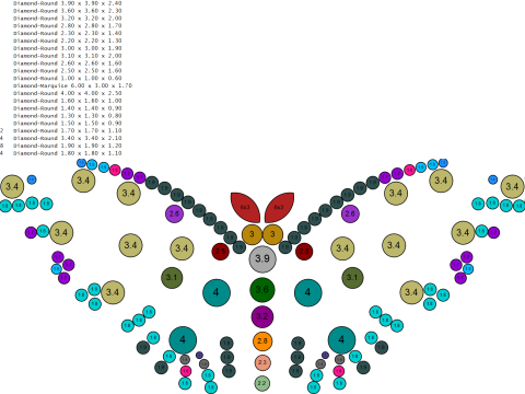 KELEBEK SARKIT 3D YAZDIRILABİLİR MODEL 3D Baskı Modeli