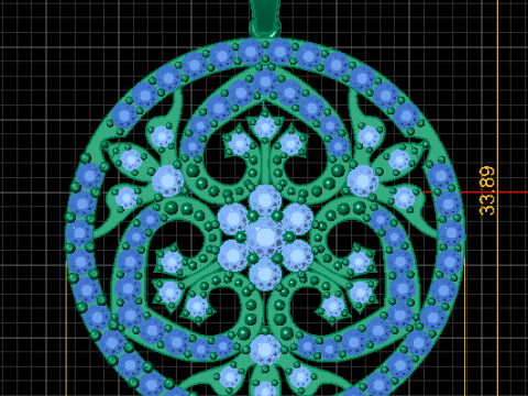 КРУГЛЕ СЕРДЕЦЕ КВІТКА-ПІДВІС 3D МОДЕЛЬ ДЛЯ ДРУКУ 3D Принт Модель