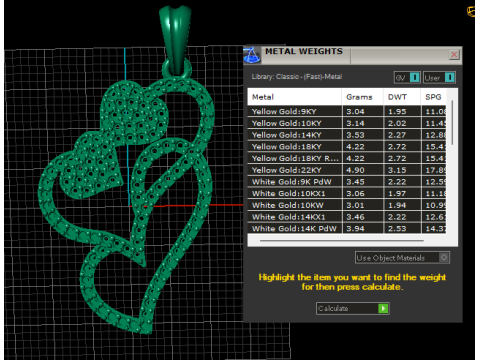 ハートペンダント 3D 印刷可能モデル 3Dプリントモデル