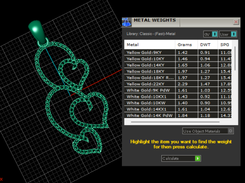 PENDENTIF COEURS DAIMOUND MODÈLE IMPRIMABLE 3D Modèles 3D en vedette