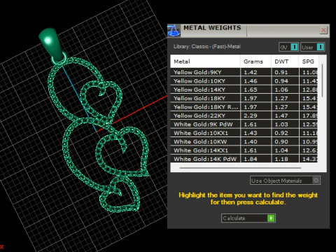 HEARTS DAIMOUND PENDANT 3D PRINTABLE MODEL 3D Print Model