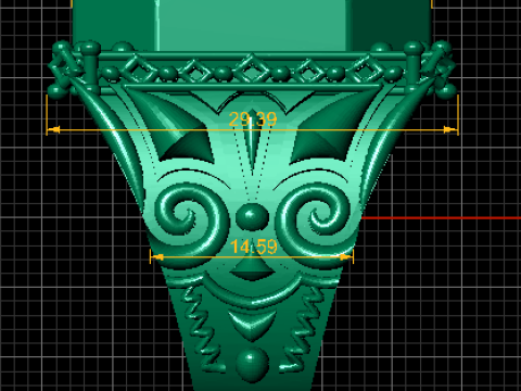 Royal Emerald Vintage Ring 3D Print Model