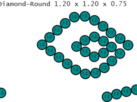 Elegant Petal Diamond Ring 3D Print Model