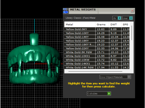 Gotische vampier Fang hanger 3D printmodel