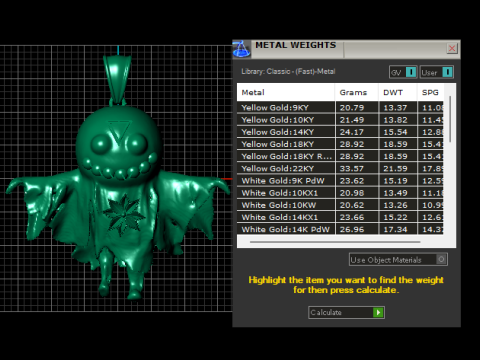 Pingente Guardião do Espírito Místico Modelo de Impressão 3D
