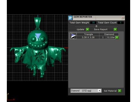Pingente Guardião do Espírito Místico Modelo de Impressão 3D