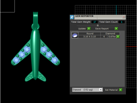 Coleção de pingentes de viagem para impressão em 3D Modelo de Impressão 3D