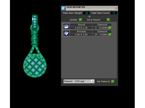 Coleção de pingentes de viagem para impressão em 3D Modelo de Impressão 3D