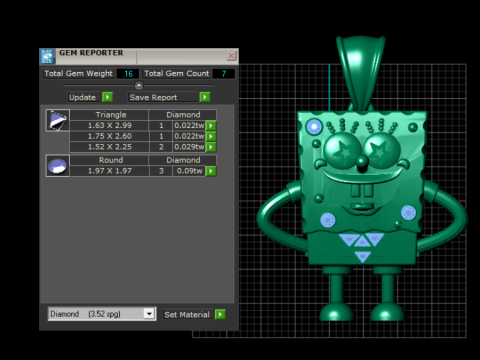 独家 3D 打印卡通吊坠系列 3D 打印模型