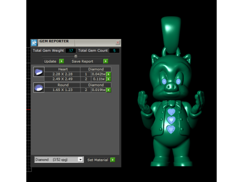 独家 3D 打印卡通吊坠系列 3D 打印模型