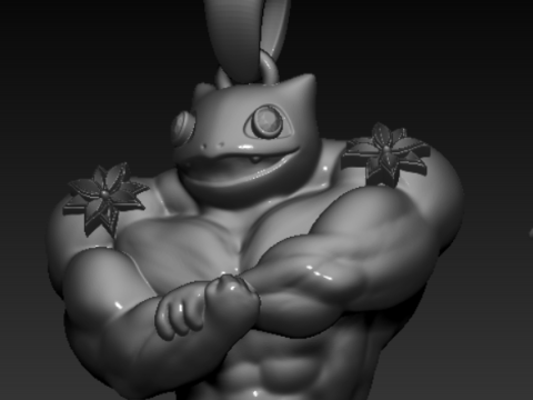 独家 3D 打印卡通吊坠系列 3D 打印模型