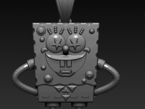 独家 3D 打印卡通吊坠系列 3D 打印模型