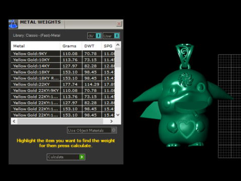 独家 3D 打印卡通吊坠系列 3D 打印模型