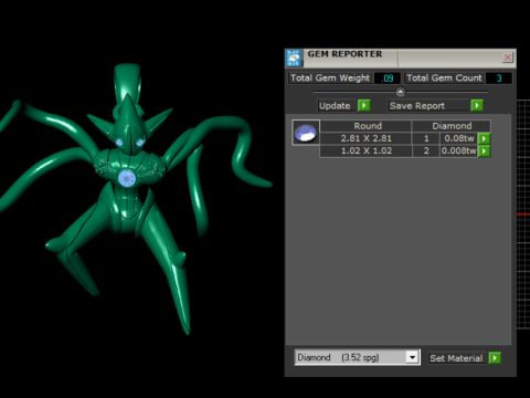 Collection de pendentifs de personnages de science-fiction futuristes Modèles 3D en vedette