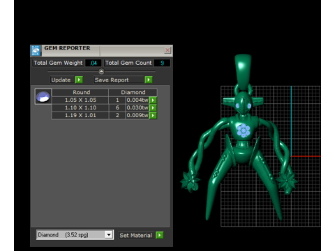 Collection de pendentifs de personnages de science-fiction futuristes Modèles 3D en vedette