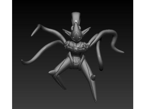 Collection de pendentifs de personnages de science-fiction futuristes Modèles 3D en vedette