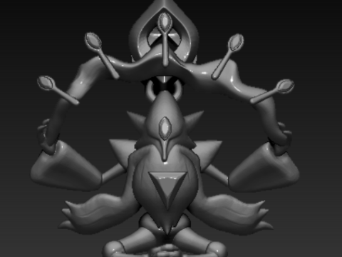 Collection de pendentifs de personnages de science-fiction futuristes Modèles 3D en vedette