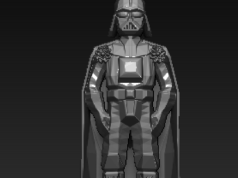 Collection de pendentifs de personnages de science-fiction futuristes Modèles 3D en vedette