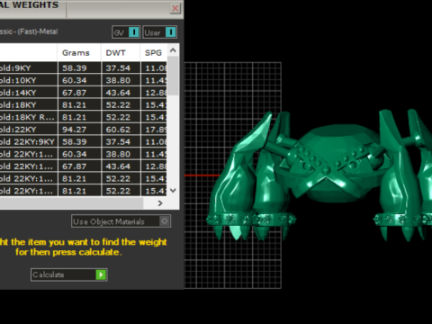 Collection de pendentifs de personnages de science-fiction futuristes Modèles 3D en vedette