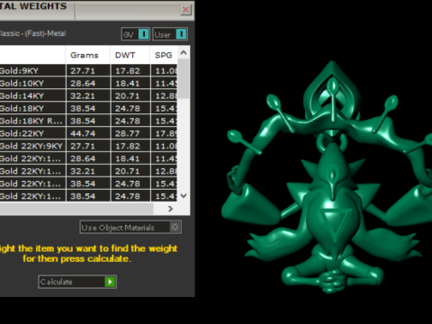 Collection de pendentifs de personnages de science-fiction futuristes Modèles 3D en vedette