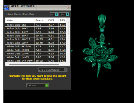 Pendentif Sauterelle Doré Modèles 3D en vedette