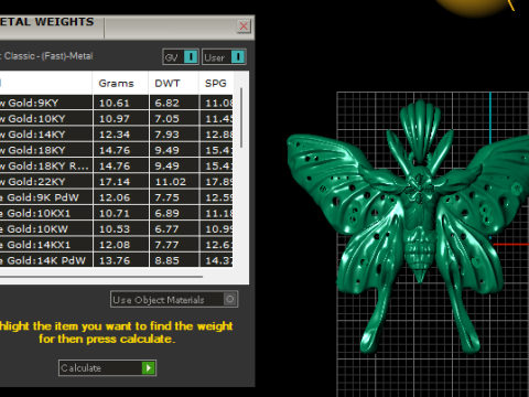 रॉयल पुष्प खोपड़ी लटकन 3D प्रिंट मॉडल