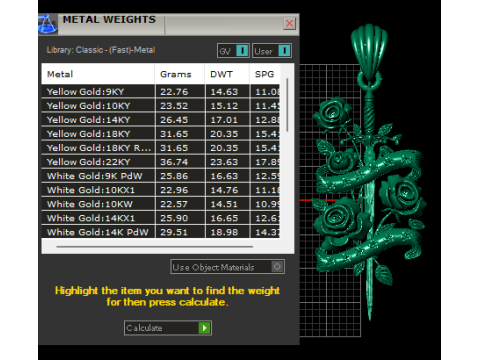 रॉयल पुष्प खोपड़ी लटकन 3D प्रिंट मॉडल