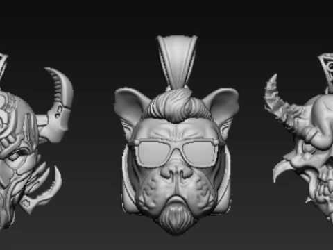 Mythic Beast Collection 3D Print Model